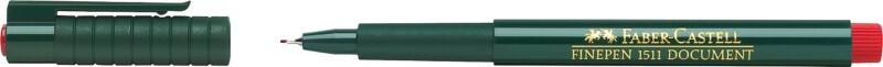 Stylo-feutre Faber-Castell Finepen 0,4 mm Aiguille Rouge 1511