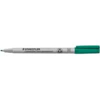 Marqueur OHP non-permanent STAEDTLER Lumocolor Pointe ogive 0,6 mm Vert 10 Unités