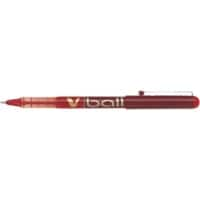 Roller encre gel Pilot V-Ball 07 0.4 mm Rouge