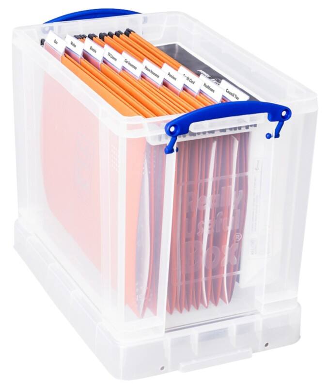 Boîte de rangement Really Useful Box Plastique 19 L Transparent 39,5 x 25,5 x 29 cm