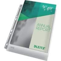 Pochettes perforées à soufflet Leitz Premium 4755 A4 avec bords métalliques mat PVC 6 trouts 170 microns 3 unités