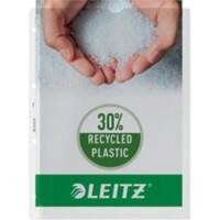 Pochette perforée Leitz Premium A4 Relief Transparent 120 microns Polypropylène Ouverture au-dessus et à gauche 4 perforations 4780 100 Unités