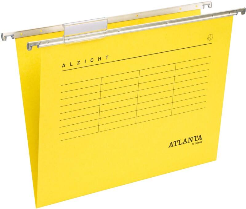 Dossier suspendu Djois Alzicht de couleur A4 30 mm Jaune 25 unités