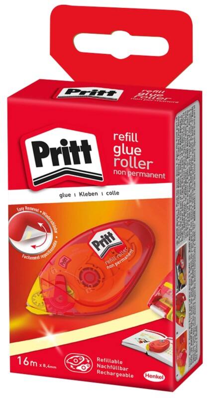 Roller de colle Pritt Rechargeable Non permanente 0,84 x 84 x 14 cm 2118120 Jaune, rouge
