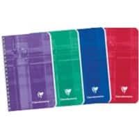 Cahier à spirales Clairefontaine Assortiment Couverture en carton laminé Quadrillé 75 x 120 mm 50 feuilles