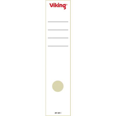 Étiquettes pour dos de classeur Viking A4 60 mm Blanc 10 Unités