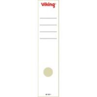 Étiquettes pour dos de classeur Viking A4 60 mm Blanc 10 Unités