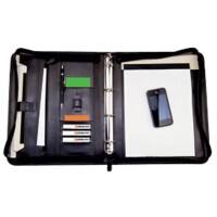 Conférencier Monolith Zip A4 Cuir Noir 2924