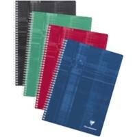 Cahiers à spirales Clairefontaine A4 Assortiment Couverture en carton laminé Ligné 90 feuilles