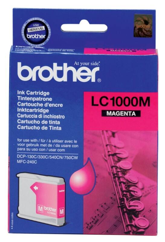 Cartouche jet d'encre Brother LC1000M D'origine Magenta