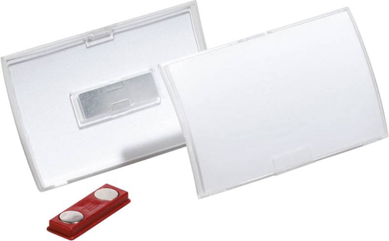 Badge nominatif Click-Fold DURABLE avec Aimant 8215-19 5 54 (H) x 90 (L) mm 10 Unités