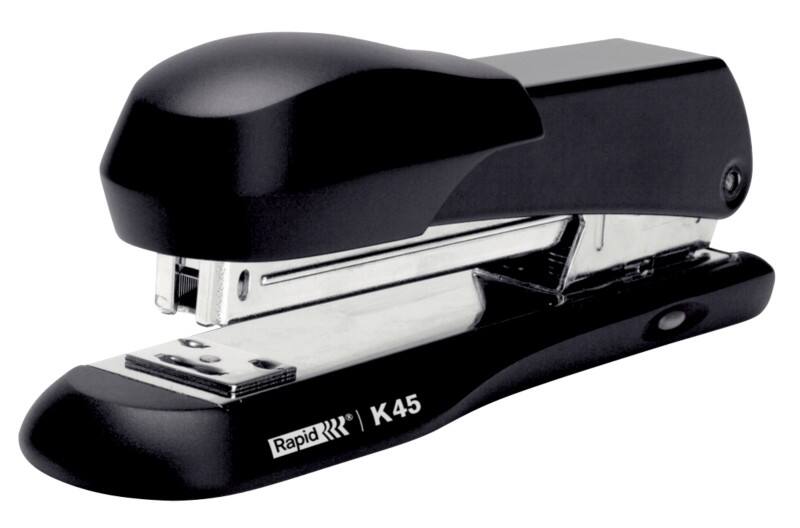 Agrafeuse Rapid Classic K45 23888200 pleine bande noir 20 feuilles 24/6, 26/6 métal, plastique