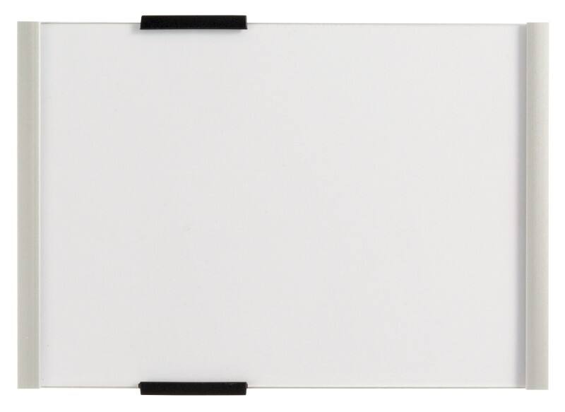 Plaque de porte DURABLE Aluminium, Verre acrylique 10,6 x 14,85 cm