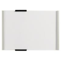 Plaque de porte DURABLE Aluminium/Verre acrylique 10,6 x 14,85 cm