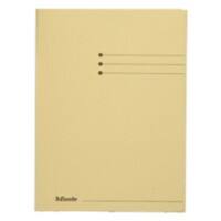 Farde à 3 rabats Esselte Manilla 1033306 A4 jaune carton recyclé 250 feuilles 24 x 31,8 x 2 cm 50 unités