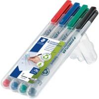 Marqueur non-permanent STAEDTLER Lumocolor 316 Fin Pointe Ogive Assortiment 4 Unités