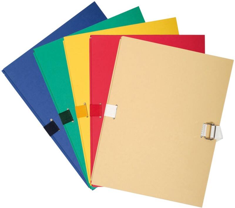 Pochettes pour documents Exacompta A4 Carton, Papier Assortiment 223000E 5 Unités