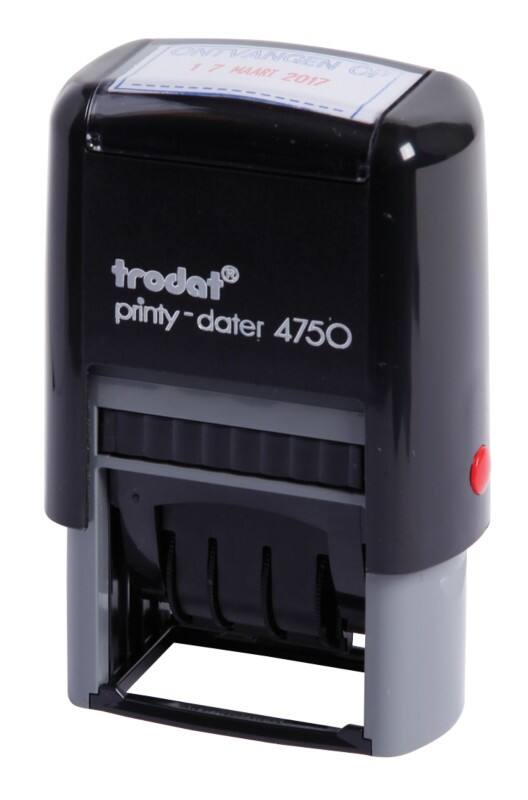 Tampon de bureau Trodat 4750 "Ontvangen op"