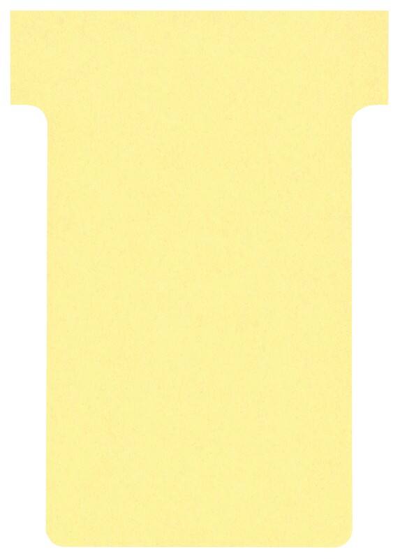 Fiches T Nobo Indice 2 Jaune 6 x 8,5 cm 100 Unités 100 Unités