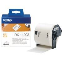 Étiquettes d’expédition Brother DK-11202 d’origine Autocollantes Blanc 62 x 100 mm 300 Étiquettes
