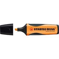 Surligneur STABILO Boss Executive Orange Pointe large Biseautée 2 - 5 mm Non rechargeable