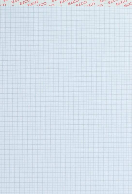 Bloc-notes Elco A4 Quadrillé Collé Blanc Perforé 200 Pages 10 Unités de 100 Feuilles