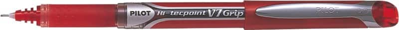 Stylo roller Pilot Hi-Tecpoint Grip Non rétractable Rouge 0,4 mm Moyen Aiguille 71% Recyclé
