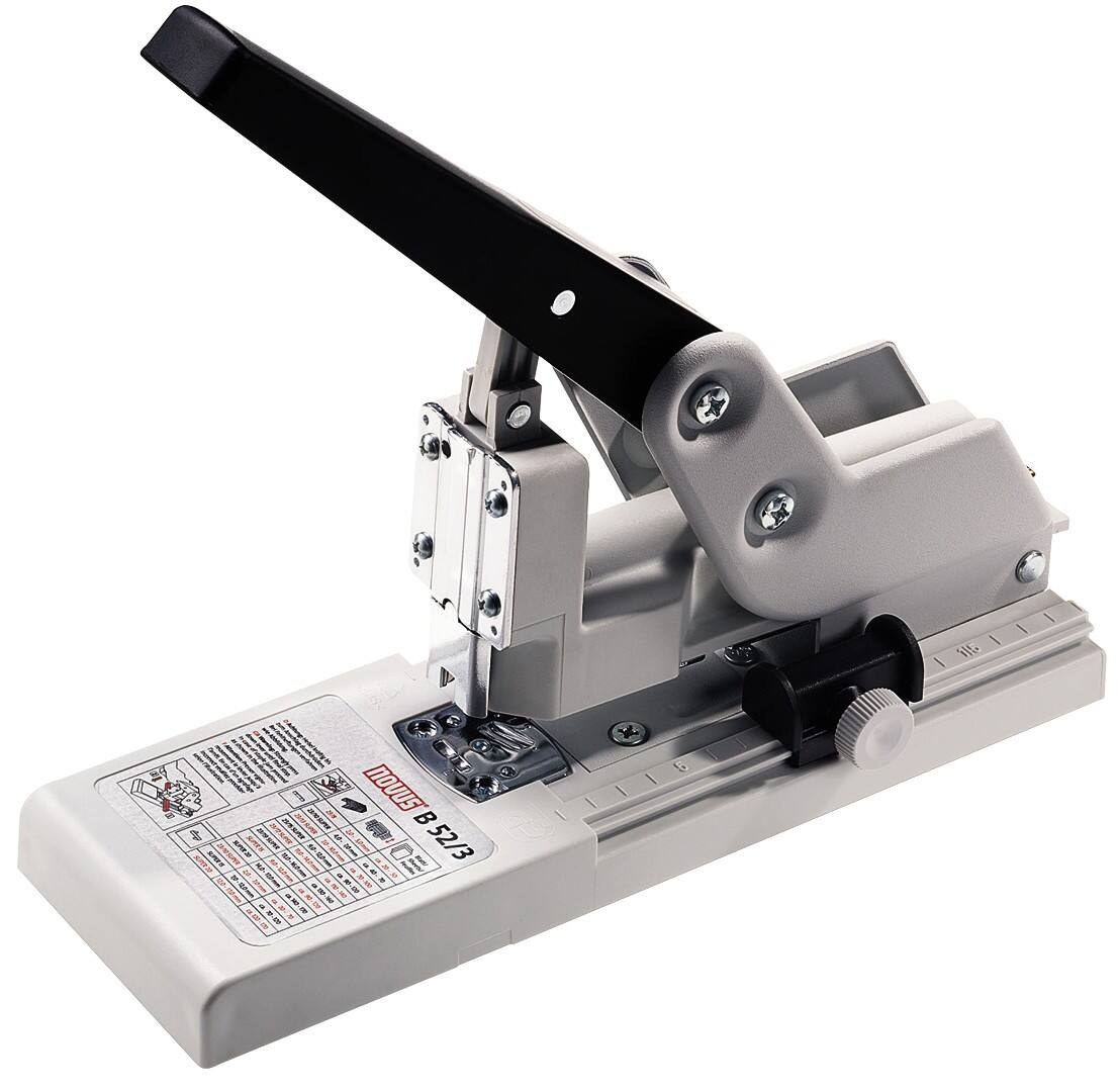 Agrafeuse Extra-Robuste Novus B52/3 170 Feuilles Gris