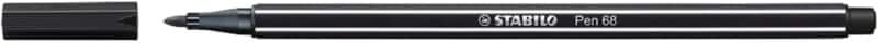 Feutres STABILO Pen 68 Ogive 1 mm Noir