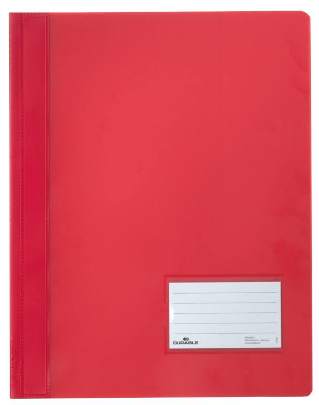 Farde à lamelle DURABLE Duralux A4+ Rouge PVC