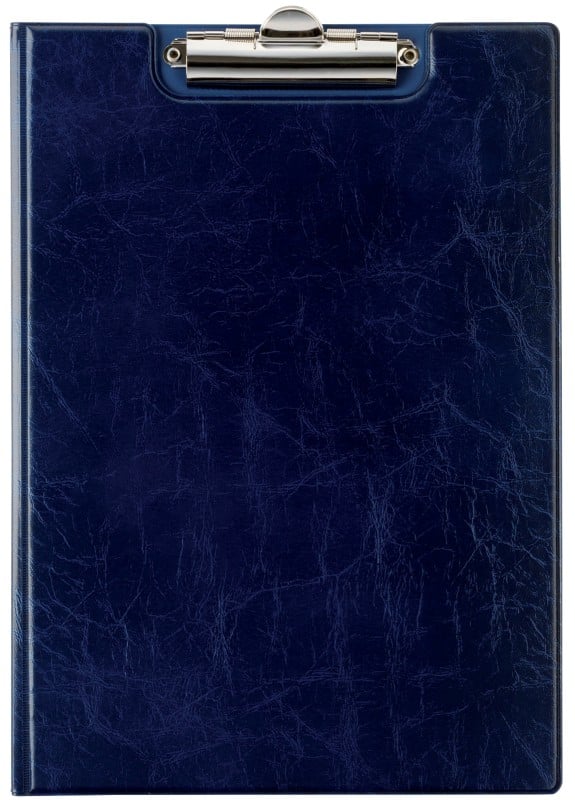 Porte-bloc à rabat DURABLE A4 Carton, PP (Polypropylène) Bleu Portrait 235506