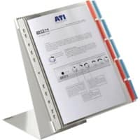Système de présentation DURABLE 569300 Assortiment A4 Métal, Chlorure de polyvinyle (PVC), Acier 27 x 39.5 cm