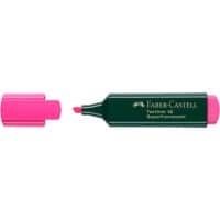 Surligneur Faber-Castell Superfluorescent Rose Pointe moyenne Biseautée 1 - 5 mm Rechargeable