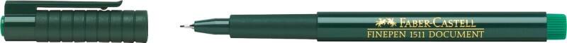 Stylo-feutre Faber-Castell Finepen 0,4 mm Aiguille Vert 1511