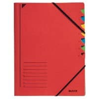 Trieur à élastiques Leitz 3907 carton A4 Rouge