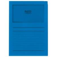 Elco Ordo Classico Farde à bord décalé A4 Bleu roi Papier 120 g/m² 100 Unités