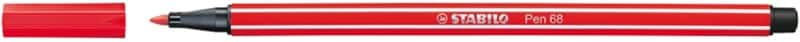 Feutre STABILO Pen 68 Ogive 1 mm Rouge