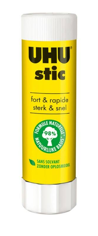 Bâton de colle UHU 40 g Jaune 70