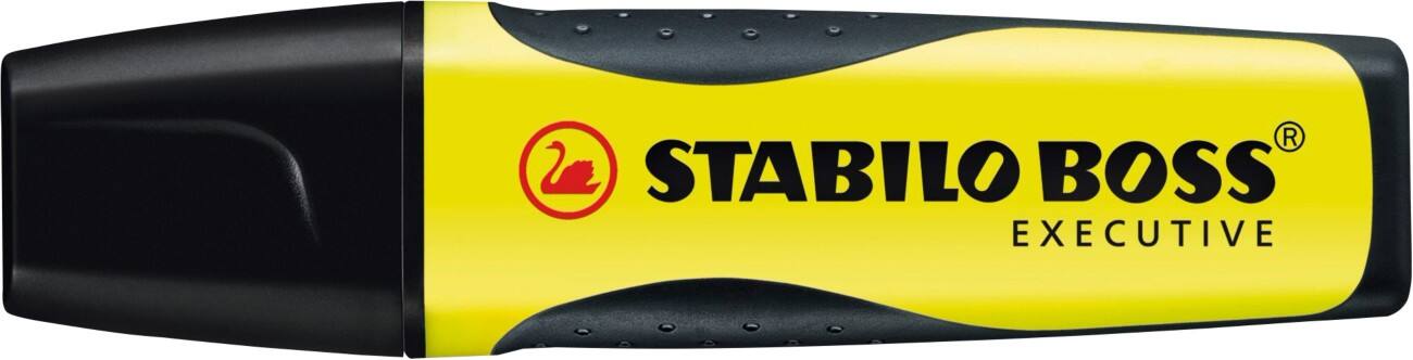 Surligneur STABILO Executive Pointe biseauté Jaune
