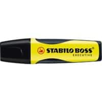 Surligneur STABILO Boss Executive Jaune Pointe large Biseautée 2 - 5 mm Non rechargeable