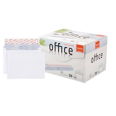 Enveloppes Elco Office C6 80 g/m² Sans Fenêtre Bande adhésive 200 Unités