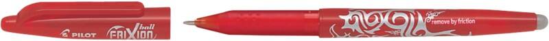 Stylo roller Pilot FriXion Ball Non rétractable Rouge 0,35 mm Moyen Conique Rechargeable 50% Recyclé
