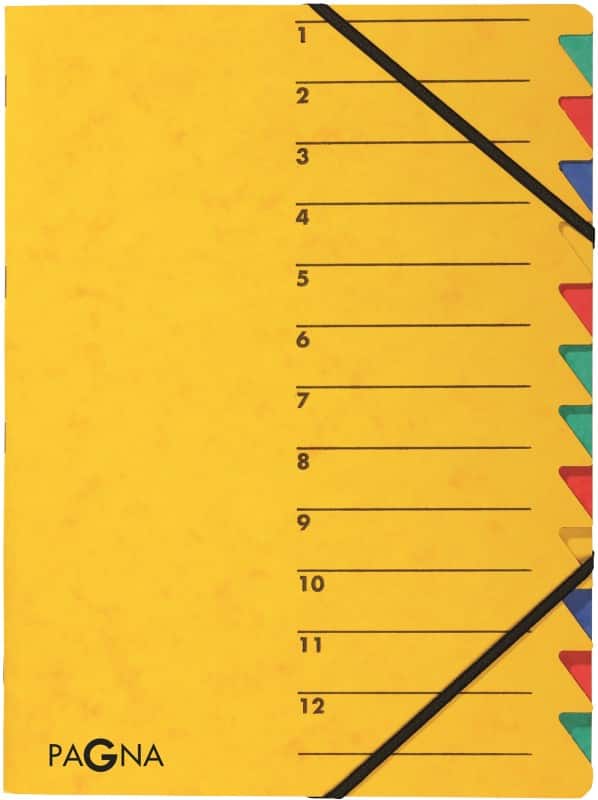 Trieur PAGNA 24131-03 Carton A4 Jaune
