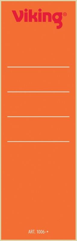 Étiquettes pour dos de classeur Viking 60 mm Rouge 10 Unités