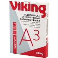 Papier imprimante Everyday A3 Viking Blanc 80 g/m² Lisse 500 Feuilles