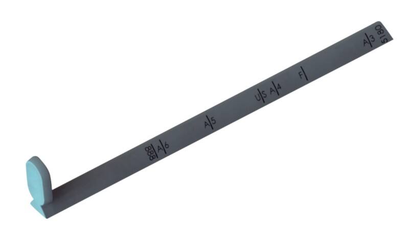 Réglette de guidage Leitz 2 Perforations Plastique 65 Feuilles 5180 Gris  