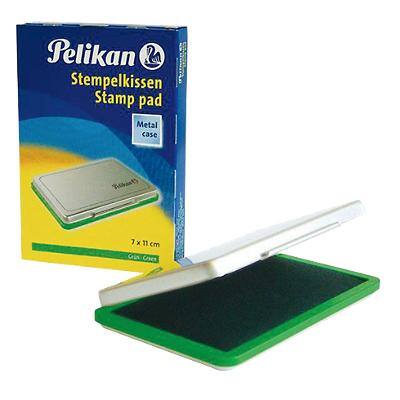Coussin encreur Pelikan Tampons encreurs avec boîtier en métal Vert 7 x 7 x 11 cm pour