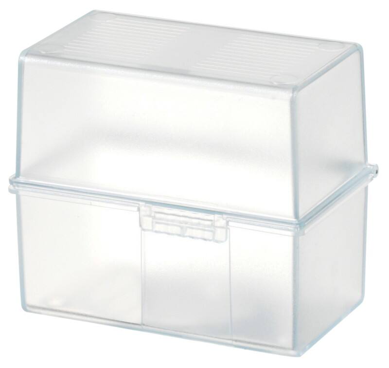 Boîte à fiches HAN 977-63 Transparent 300 Cartes 12,1 x 7,4 x 10,1 cm