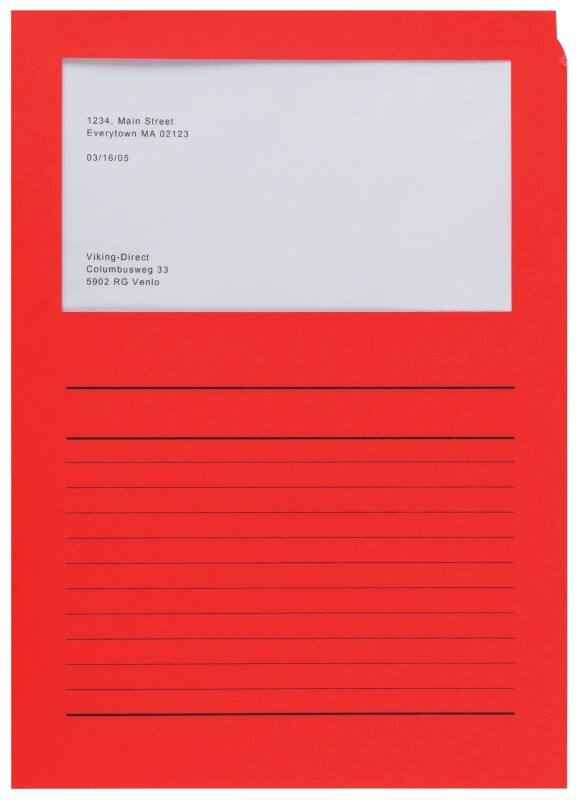 Elco Ordo Classico Dossier A4 Rouge Papier 120 g/m² 100 Unités