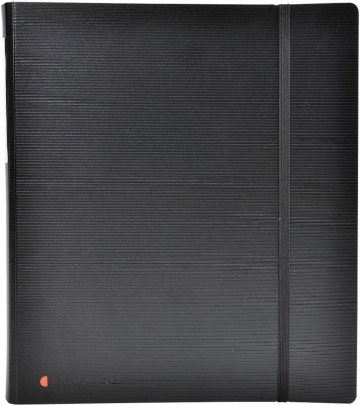 Classeur à levier Exacompta Exactive 33 mm PP (Polypropylène) A4 4 Anneaux Noir